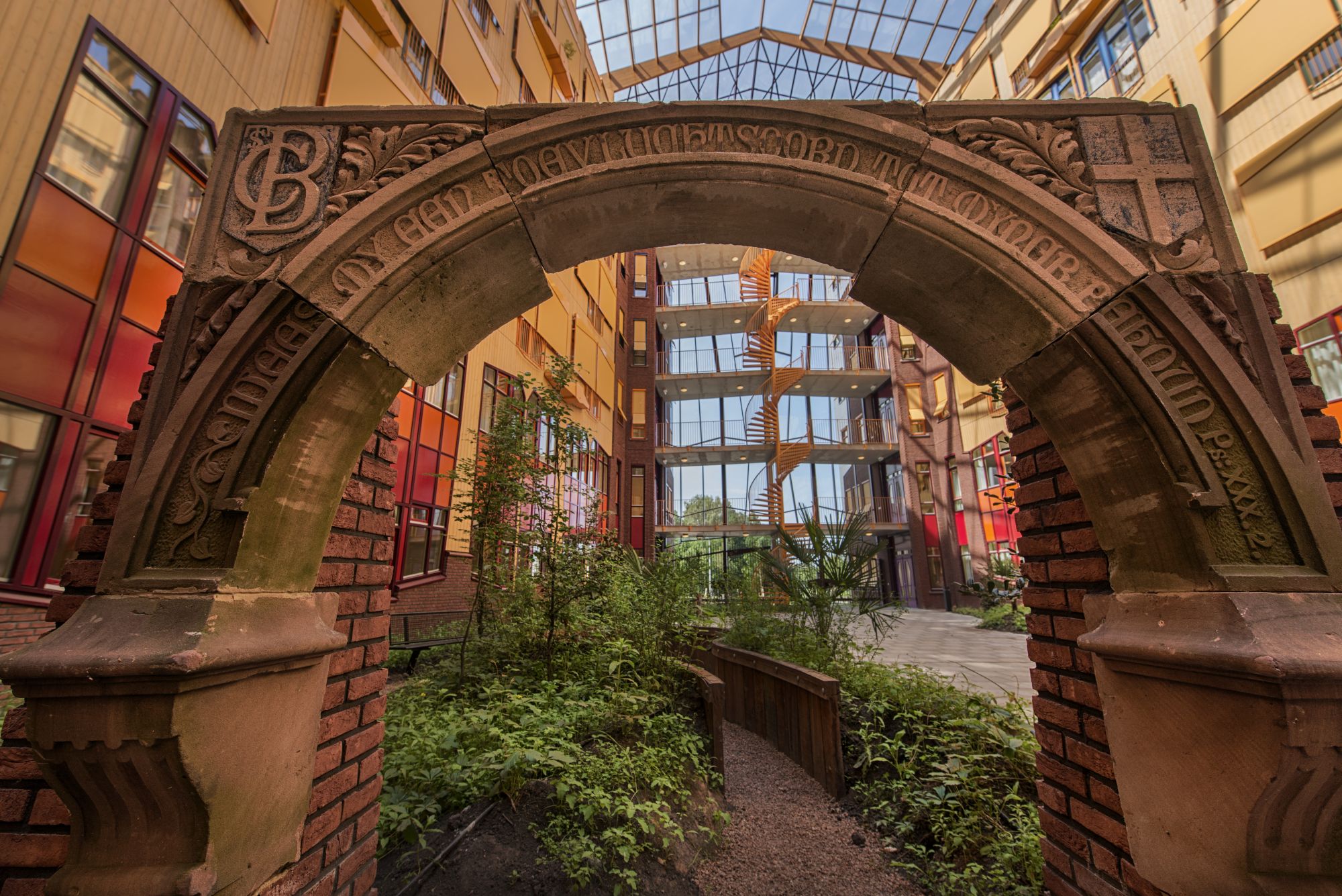 Binnentuin bij Isala