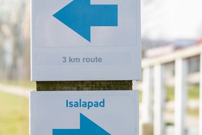 Bordjes pad Isala Bordjes pad Isala